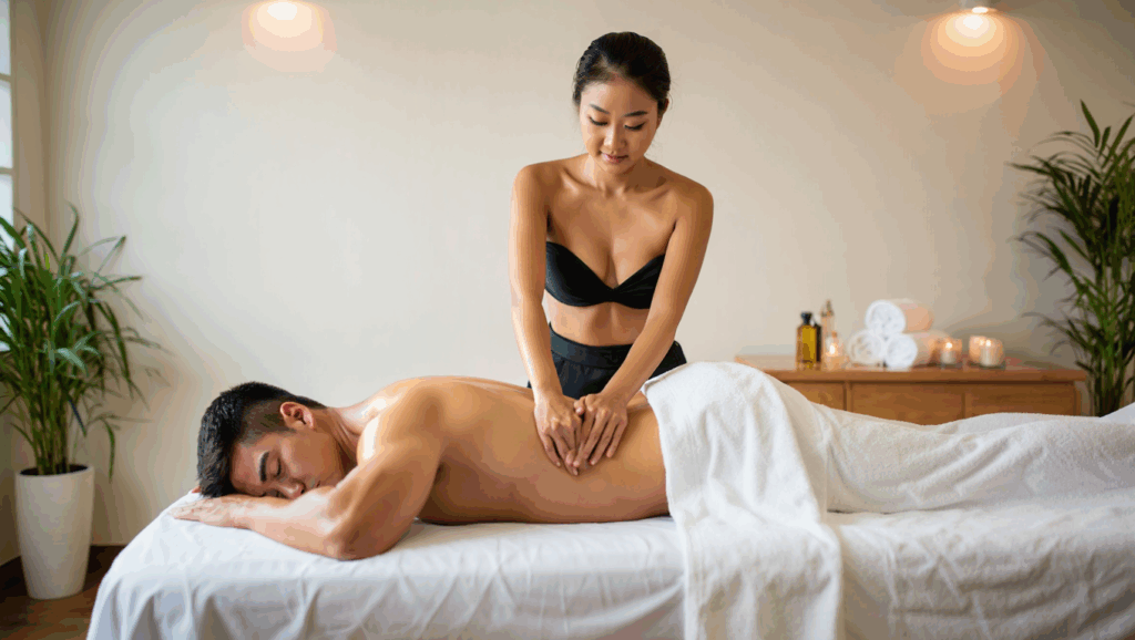 Lingam Massage at Home with Happy Ending